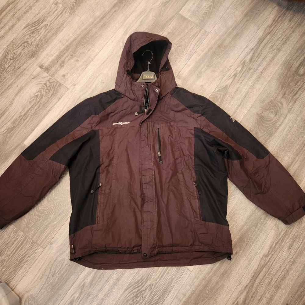 ZeroXposur‎ Mens Insulated Ski 3 In 1 Coat Hooded Multi Pocket Size XXL